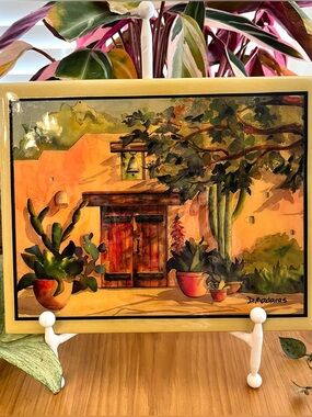 Beth’s Gate Ceramic Vintage Southwestern Style Wall Art